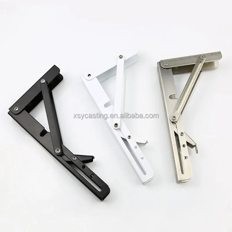 Custom High Quality Thickened Right Angle Folding Billy Bracket  Fixed Tripod For Partition Support