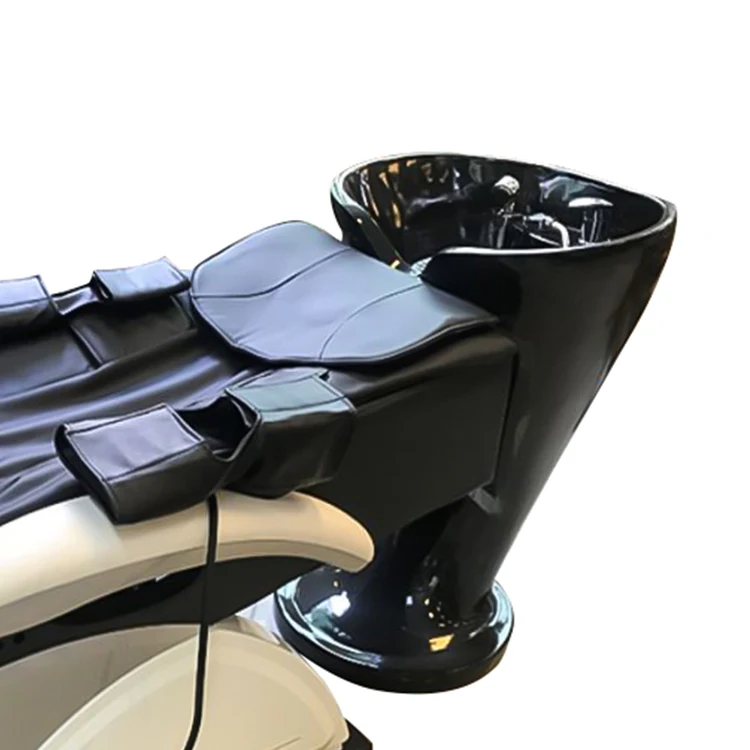 Черная, белая, золотая, розовая мебель для салона, удобная мойка волос и кровать, парикмахерская, массажная раковина, шампунь, стул с раковиной