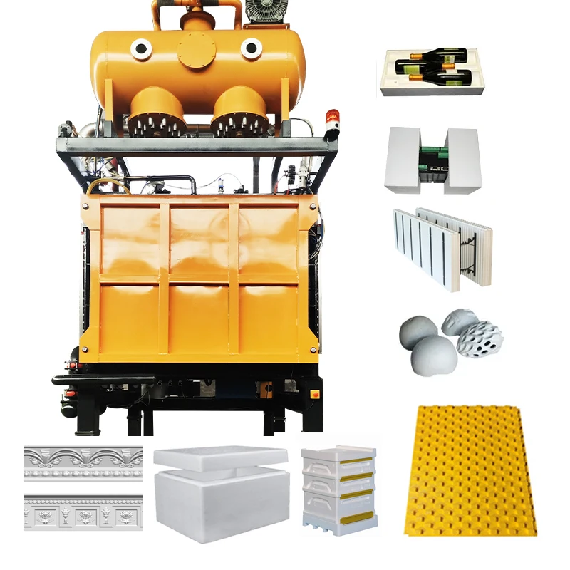 China Best High Cost Performance EPS Polystyrene House Build ICF Insulated Concrete Forms Brick Foam Shape Molding Machine