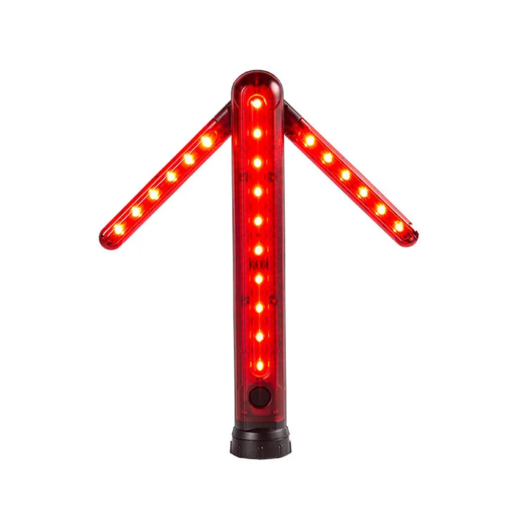 Multi-functional Arrow Shape Traffic Warning Lights Strong Magnet Indicator Lights for Tripod 22 LED Beads