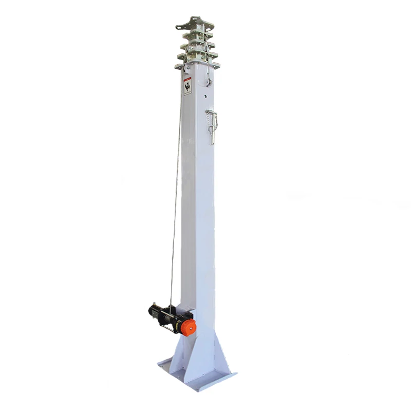 4-12m telescopic camera mast