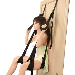 Stable quality Strengthened Nylon Sex Door Swing Love Sling with Seat Bedroom Bondage
