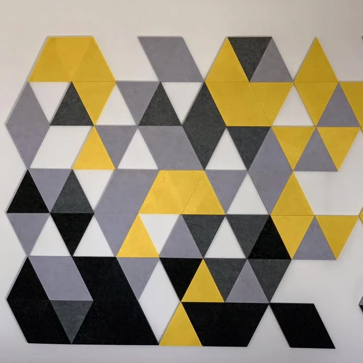 Акустические кинопродукты звукопоглощающие полиэфирные волокна 3D стеновые панели для интерьера дома звукоизоляционные материалы