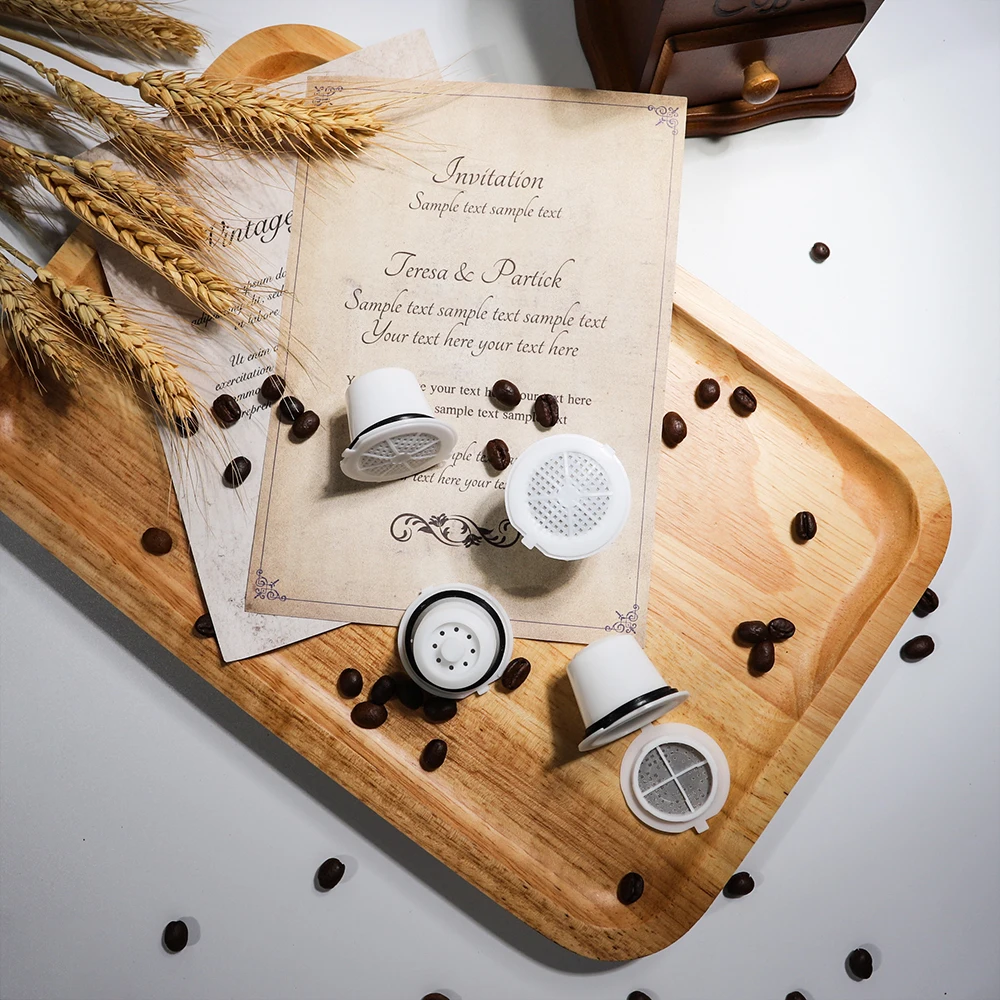 2018 customized plastic nespresso coffee capsule reusable filter