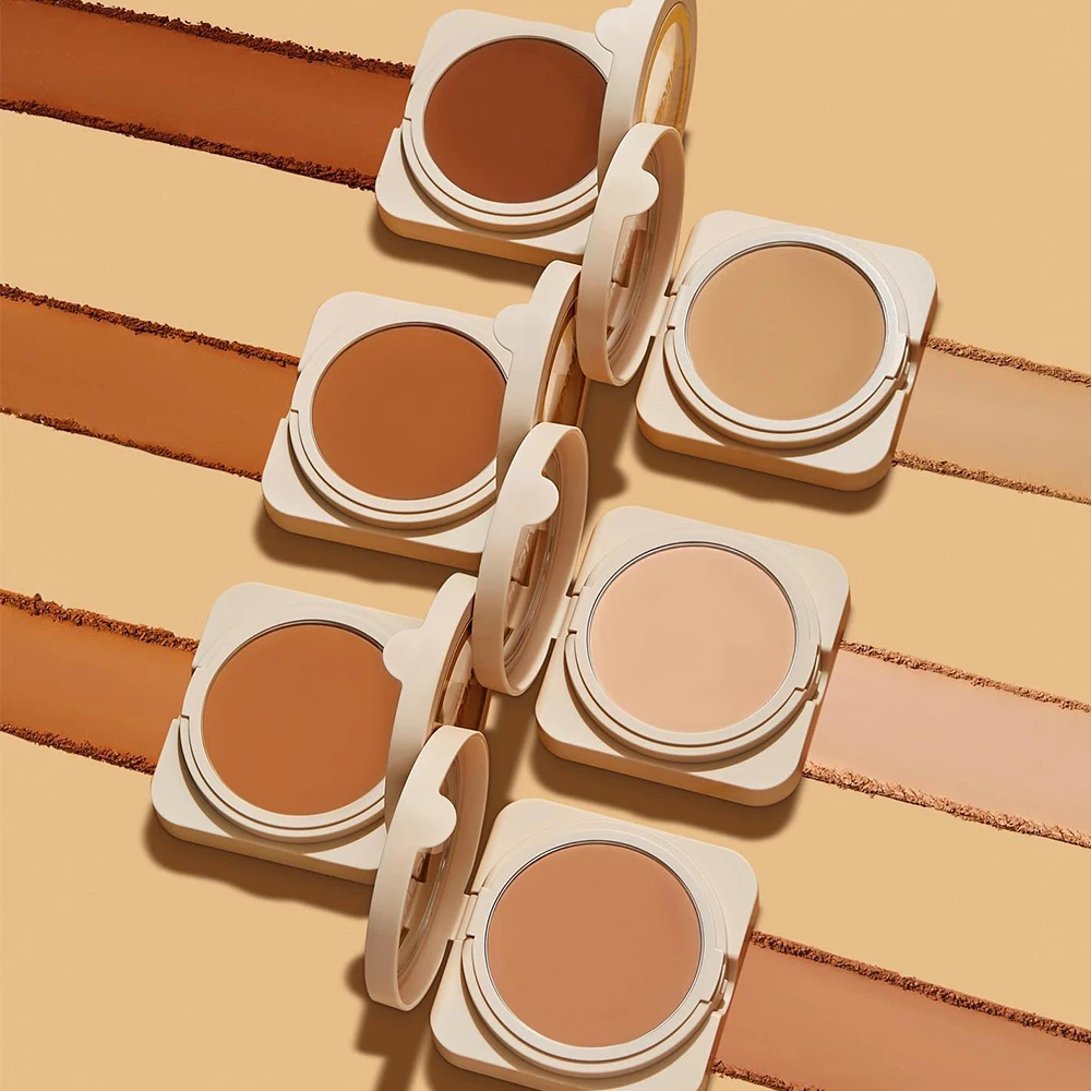 36 Colors Vegan Oil-Control Waterproof Pressed Powder Foundation Palette Private Label Healthy Lightweight Foundation