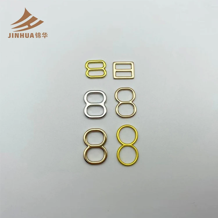 Swimwear Bikini 8mm Sliders Clasps Metal Bra Buckles Front Closure
