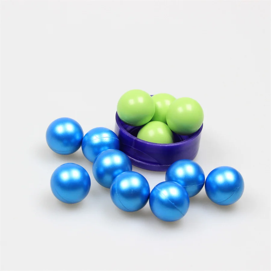 Colorful 0.68 Caliber Paintball Bullets for CS Shooting Powder Filled Dosage