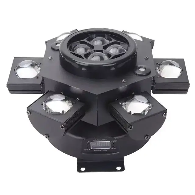 Santu new 6 armed bee-eye RGBW  laser  light stage strobe light ktv bar