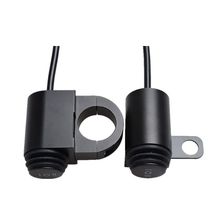 Motorcycle Switches On Off 3 Way Handlebar Headlight Button Electric Scooter Motorcycle Switch For Other Electric Bicycle Parts