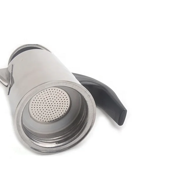 Stainless Steel Coffee Pot Classic Cafe Maker Moka Pot Suitable for induction cookers