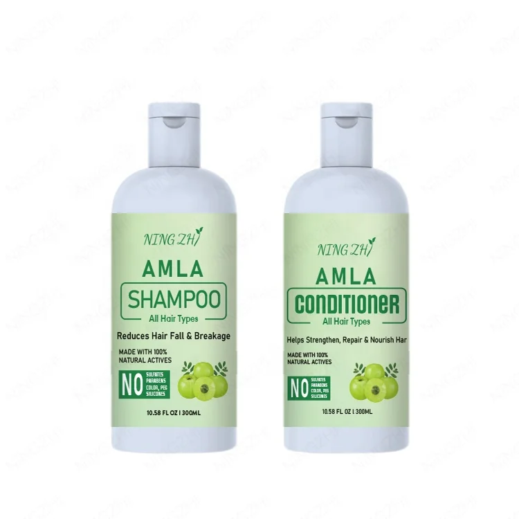 Оптовый Органический Уход за волосами regrowth amla шампунь и Кондиционер набор