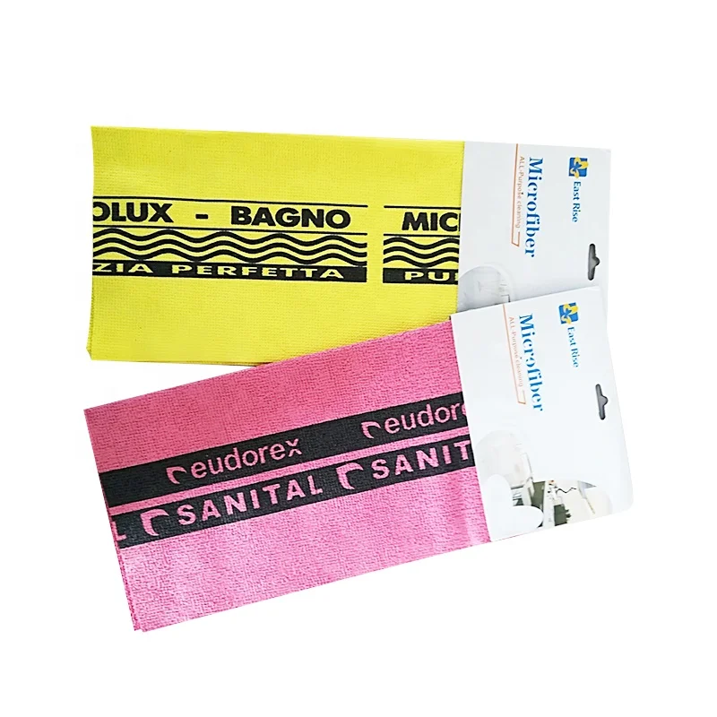 
Custom made with quality warranty microfiber PU cloth with printing 