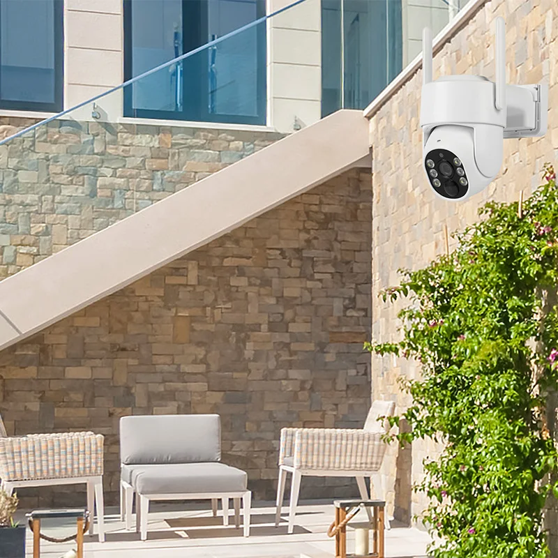 Wireless 4mp Hd Wifi Solar Camera Alarm Motion Color Night Vision Outdoor Cctv Solar Security Camera