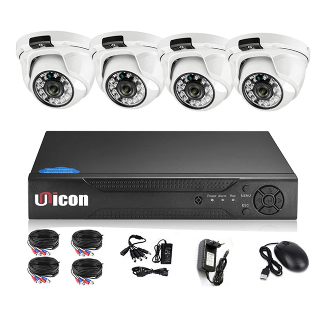 8 Channel 4 MP Super HD DVR Video Security System 8 Bullet Camera with all cables