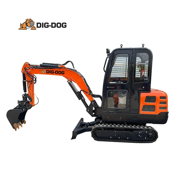 2.5T compact excavator hydraulic pilot operation Manual automatic mini digger excavation machines