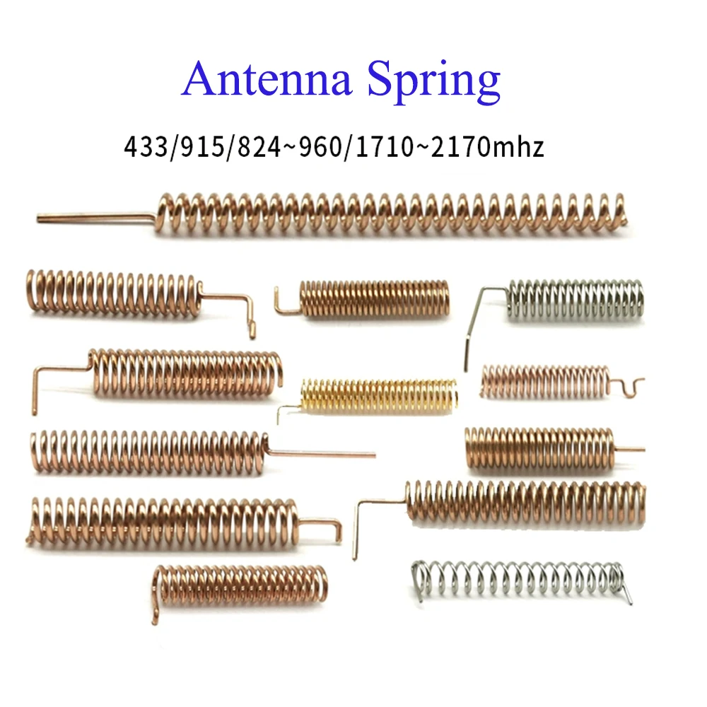 Antenna Spring 433MHZ 868MHz 2.4GHz 5G 315MHz GSM Custom Beryllium Copper Coil Compression Spiral  For Remote Control Toys