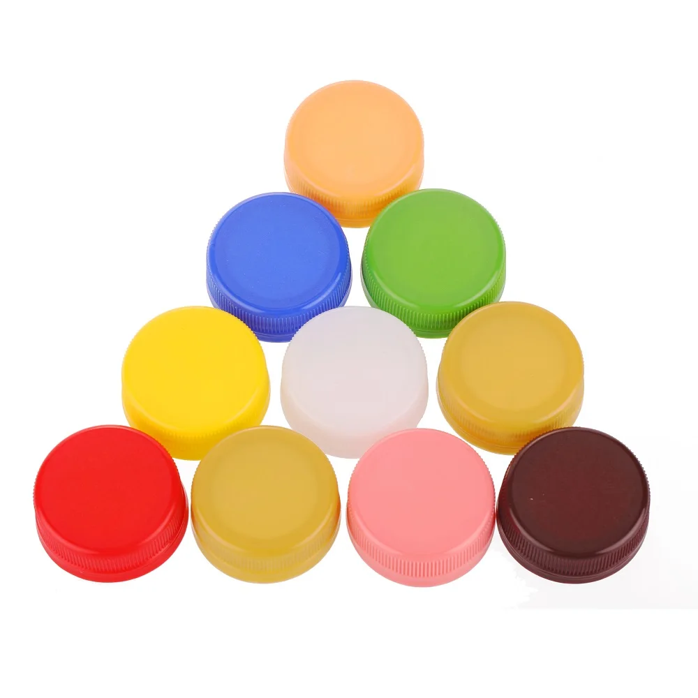 BAITONG 38MM Plastic Water Bottle Cap PE Material Round Shape Pilfer-Proof Water Bottle Caps Lids