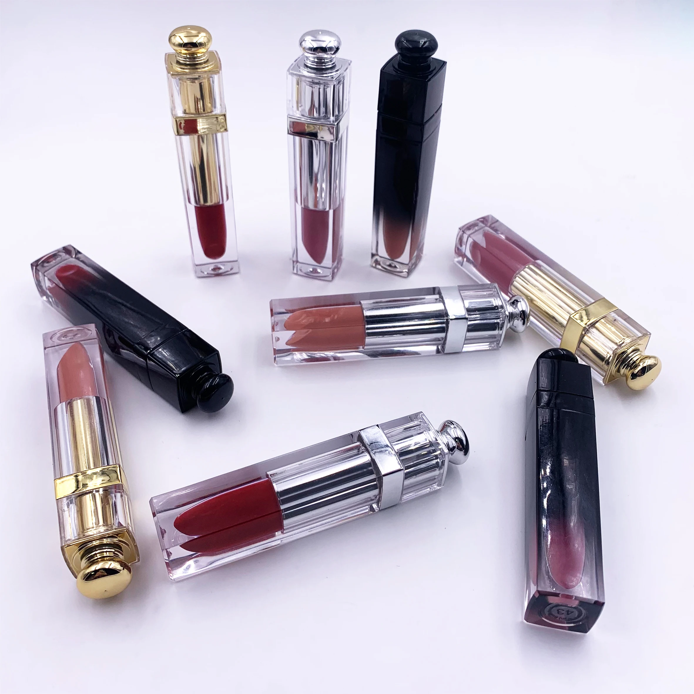 Fashion vendor Lipstick makeup lips new design cute girl lip gloss