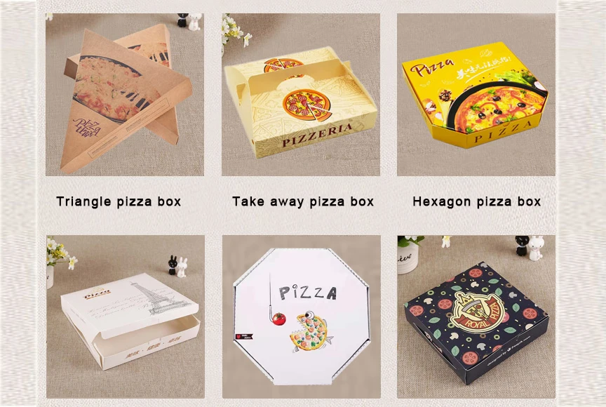 Powerful manufacturer custom pizza carton takeaway box plain personalized pizza box