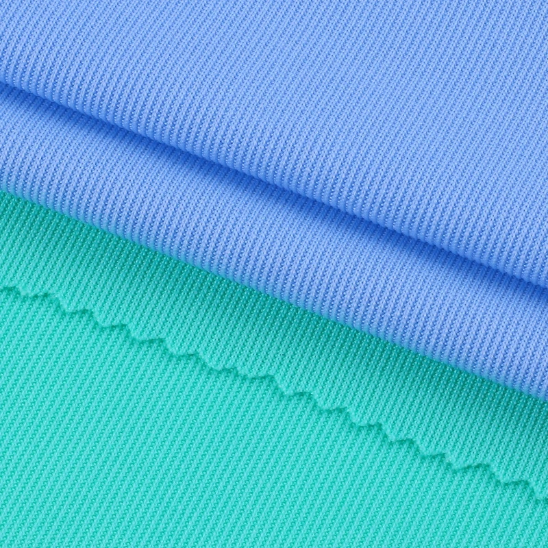 Solid color rayon 93% tencel 7%spandex soft jersey melange 1x1/2x2 rib interlock weft knit fabric manufacturer