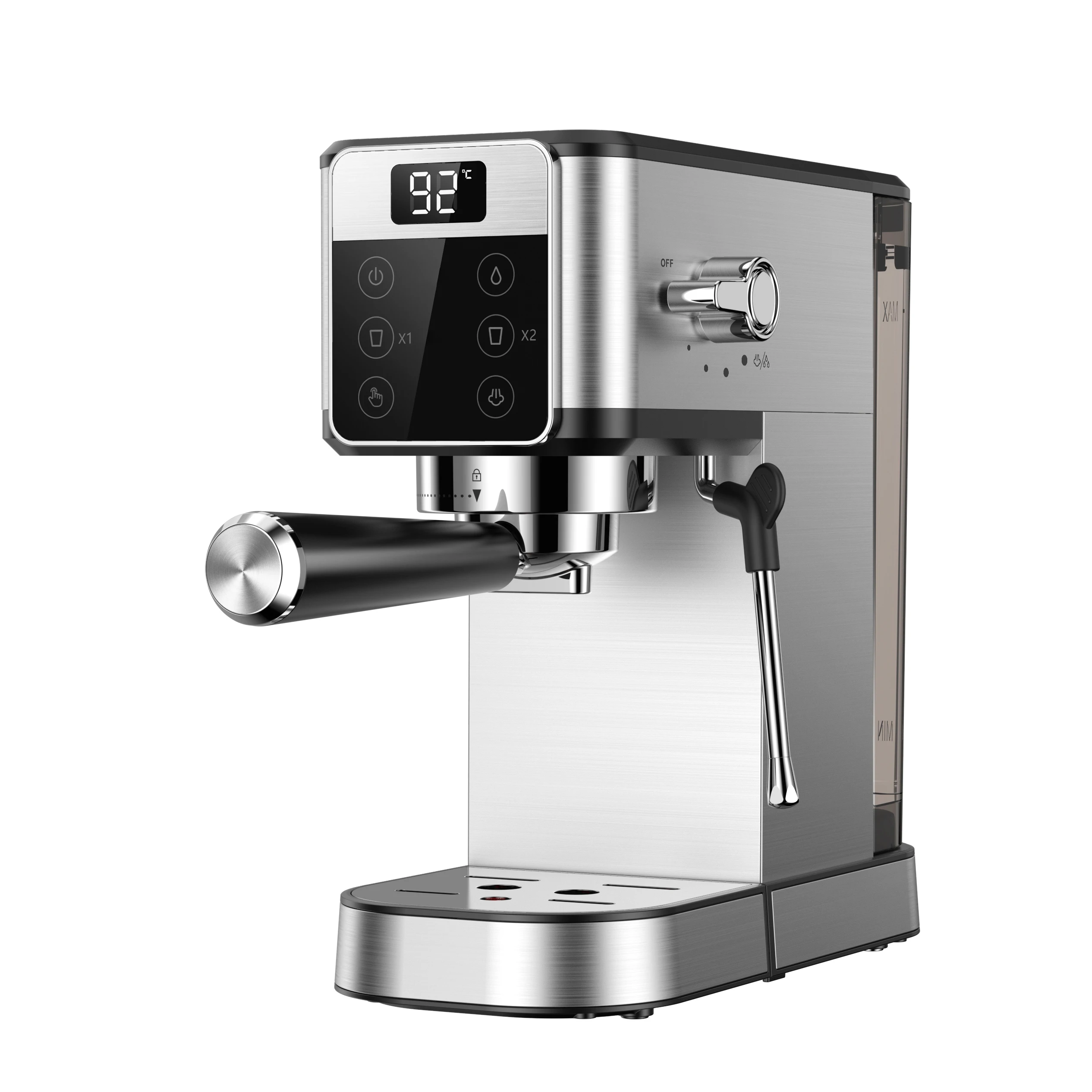 High Performance Temperature Display Touchscreen Automatic Electric Home Espresso Coffee Machine