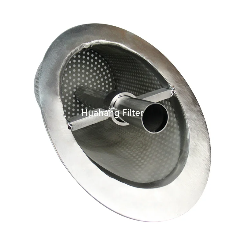 Mental stainless steel basket filter strainer Screen Filter Porous woven ss mesh basket filter element