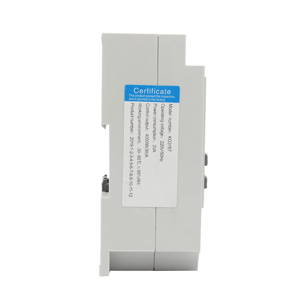  AC DC Настраиваемый Таймер переключатель KG316T по индивидуальному заказу логотип стандартного 30A высокого тока Максимальная 60A 50/60hz 220V LCD высокой яркости