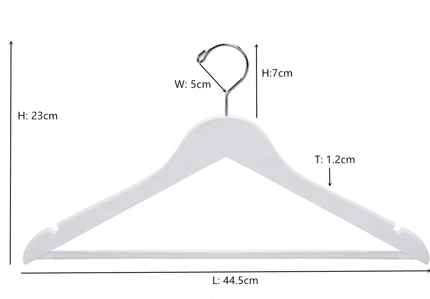 Manufacturer wholesale white wooden suit hanger clothing hangers for coat