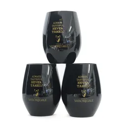 Custom Unbreakable Polycarbonate Printed Goblet Sublimation Plastic Blank Tumbler Personalized Restaurant Stemless Wine Glass