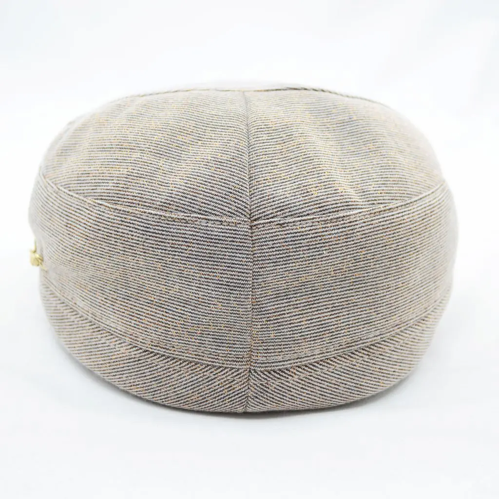 Индивидуальный дизайн оптовая продажа вырезанные и сшитые твидовые шапки плюща весна-осень берет в елочку шапка Вязаная Шерстяная плоская кепка для