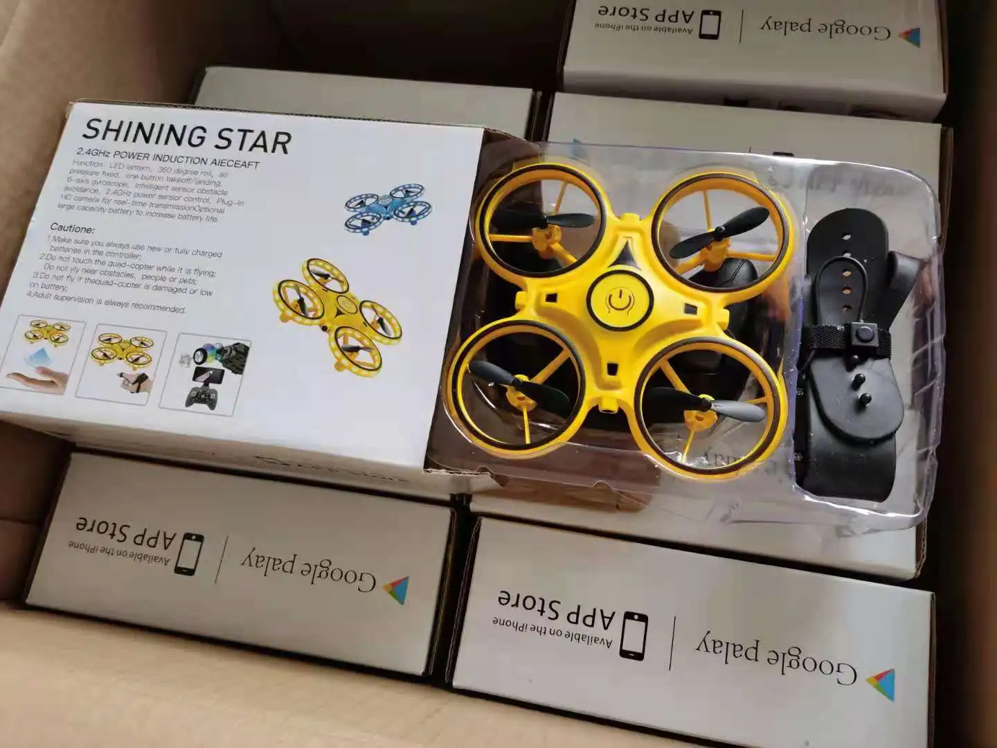 Hand Sensor Control Ufo Drone Watch Gesture Control Hands Free Rc Gravity Drone With Light Camera