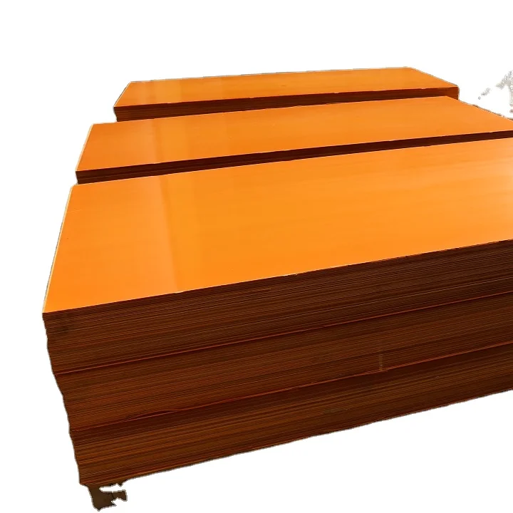 CNC Cutting Phenolic Laminate Sheet Phenolic ESD Black Orange Bakelite Sheet