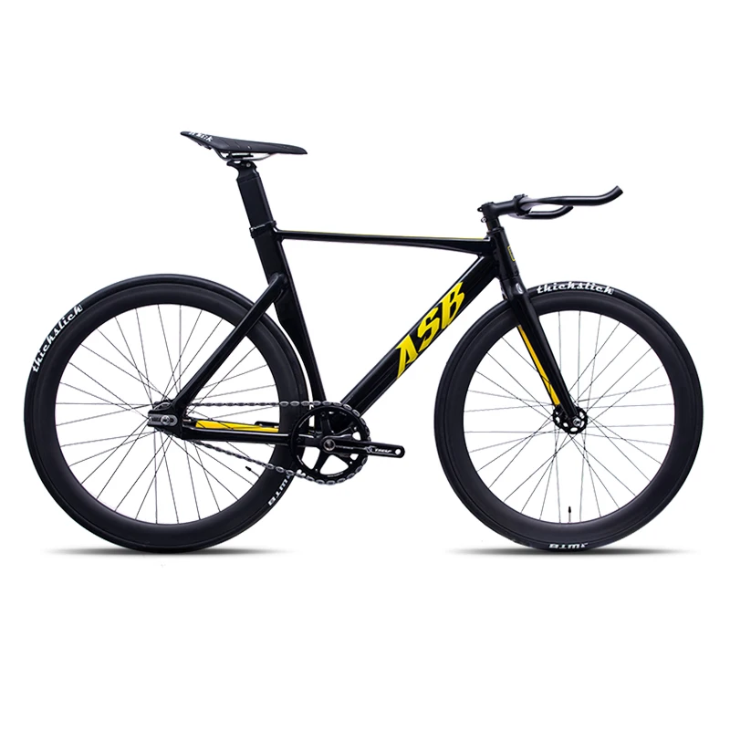 Ansbern 700C 6061 Aluminum Alloy Bicicleta Fixie  Track Single Speed Fixie With Titanium Single Speed Bicycle Frame