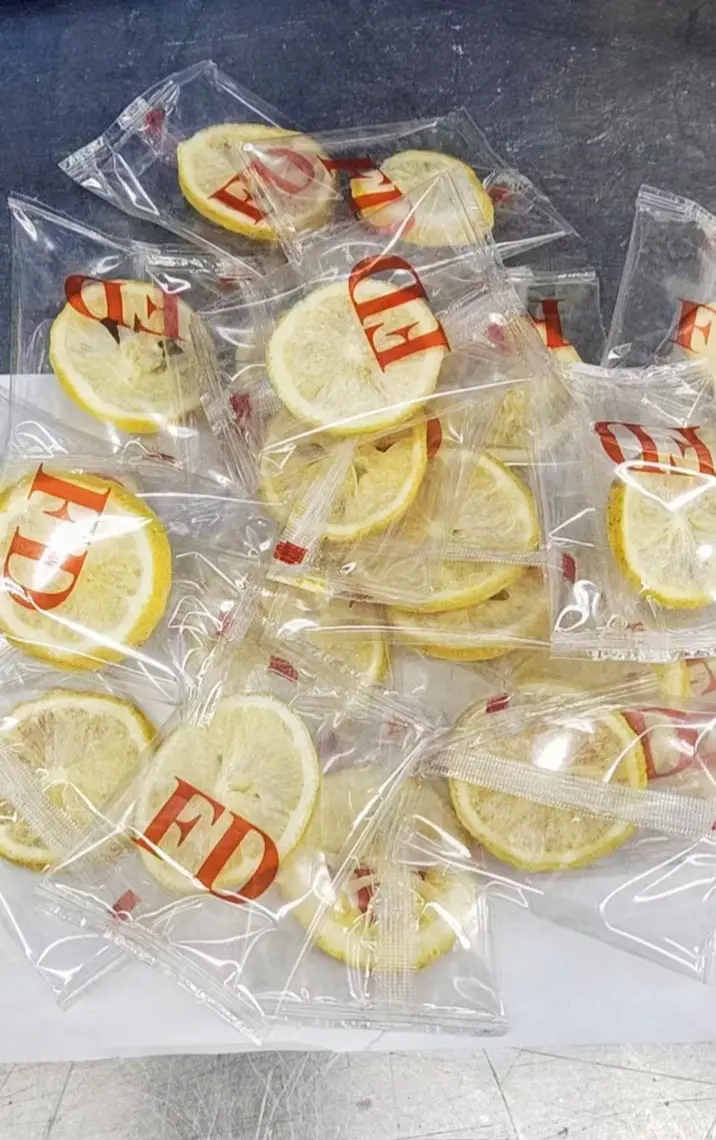 Professional Manufacturer Healthy Freeze Dried Fruit Freeze Dried Lemon Slice for tea