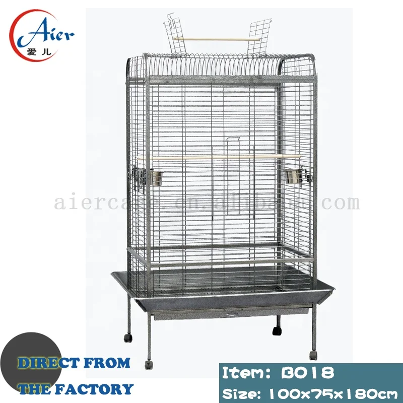 Cheap Pet Birds Cages Free Shipping Stackable Parrot Flight Extra Large Bird Cage for Decoration Wedding