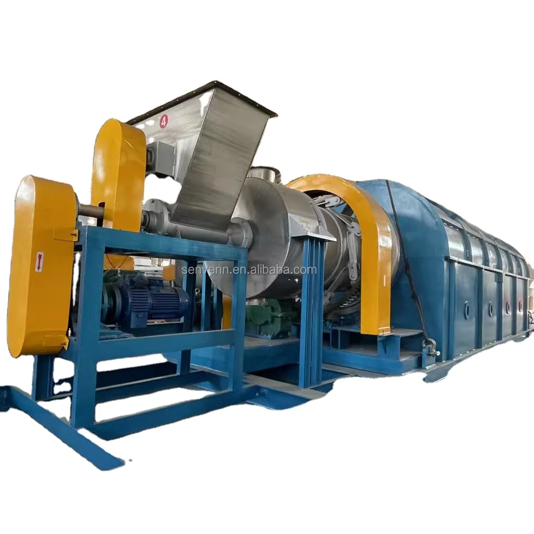 Electric heating drying equipment rotary drum dryer Drum Automatic Electric Heating Dryer Calcination