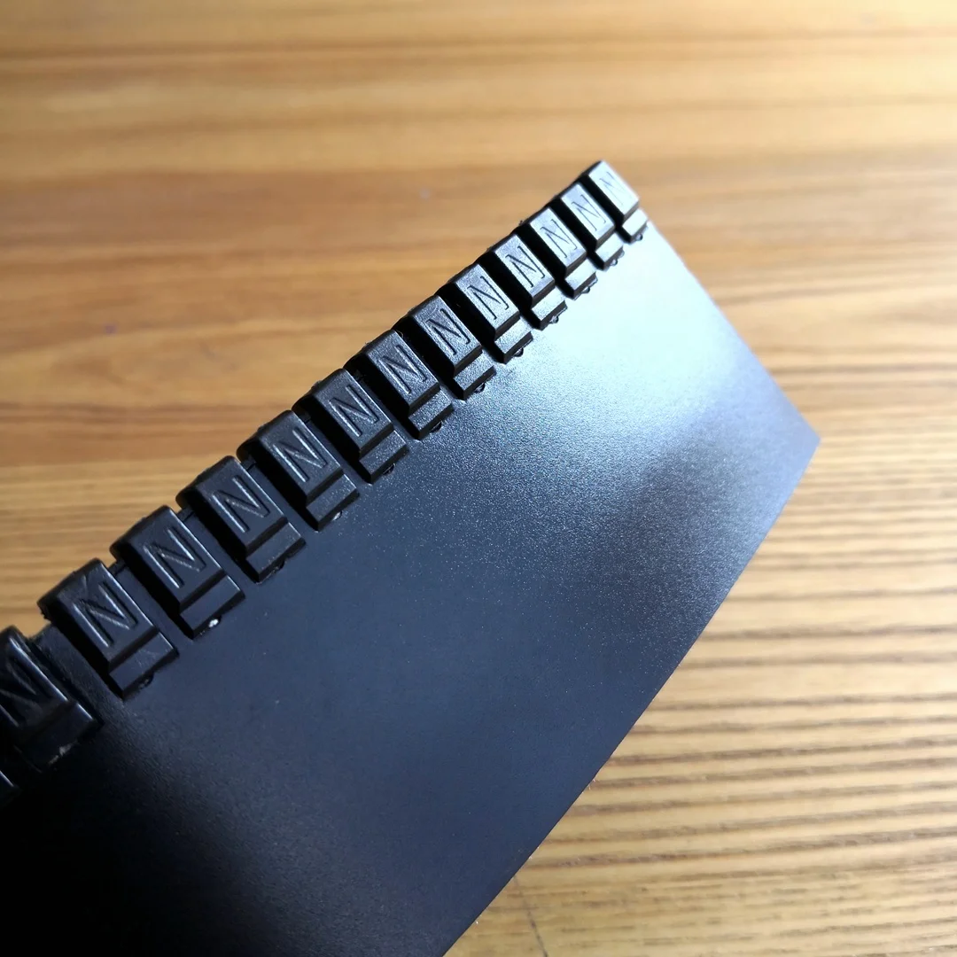 Industrial Automatic High Speed Door Zipper PVC Rapid Rolling Shutter Door Rail Zipper Keder Weldable by High Frequency Hot Air