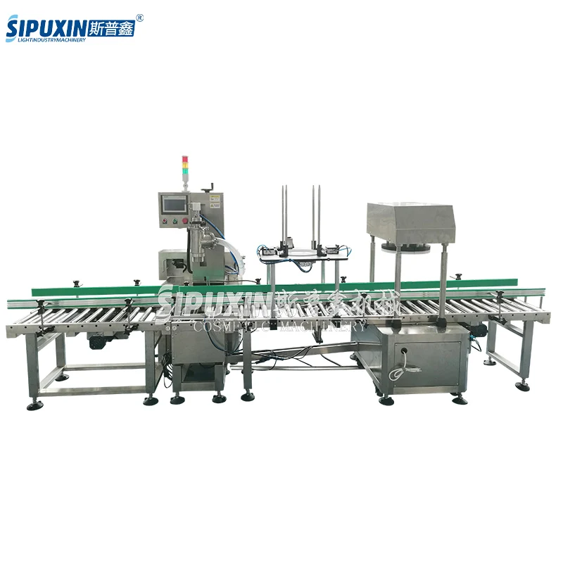 Hot Selling Single Head Weighing Filling Machine Screw Capping Machine Bottle Jar Cream Mobility Liquid Filling Machine