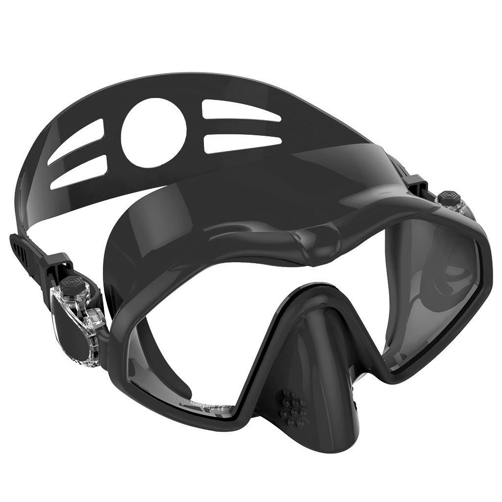 Deep Diving masks Full silicone Scuba Snorkel mask Professional Diving Equipment HD lens swimming diving glasses For Adult