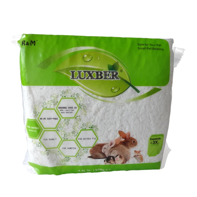 Eco friendly White Paper Bedding For Hamster Small Pets 570g RM