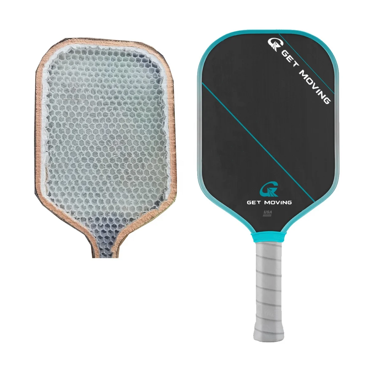 16mm Gen3 Paddle Propulsion Core Technology HONEYCOMB CORE+VIBRATION DAMPENING FOAM Thermoform Pickleball Paddle Explosive Power