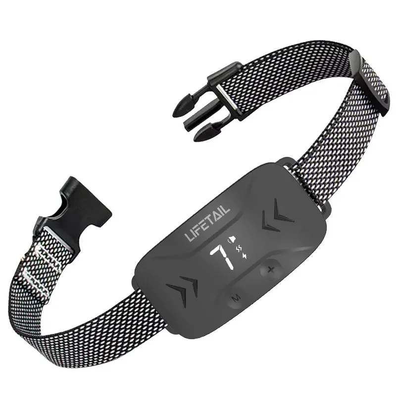 Lifetail Anti Bark Collar Rechargeable Shock Barking Collar with Vibration Beep Dog Collar for Small Medium Large Dogs