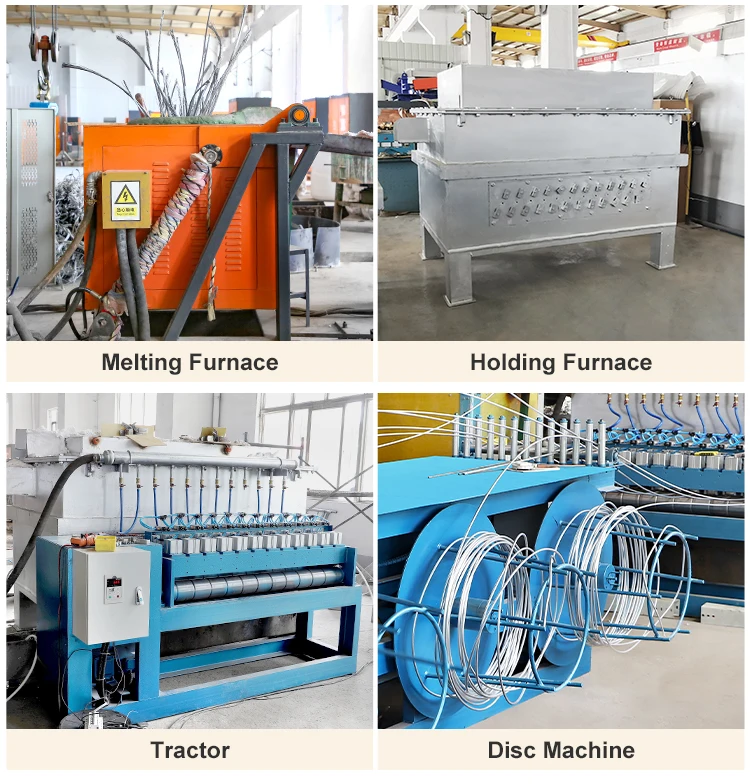 Aluminum Rod Continuous Casting and Rolling Production Line with CE for Aluminum Wire Automatic Rolling High Quality