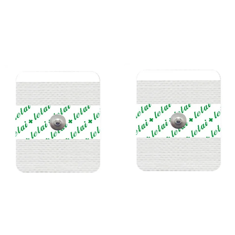 Non-woven fabric button  monitoring medical disposable ecg electrode