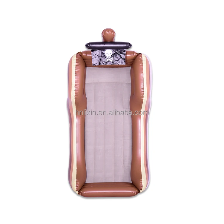 Factory Supply Inflatable Viking Ship with flocking air bed for Private Halloween Birthday Party Decorations pirate ship float