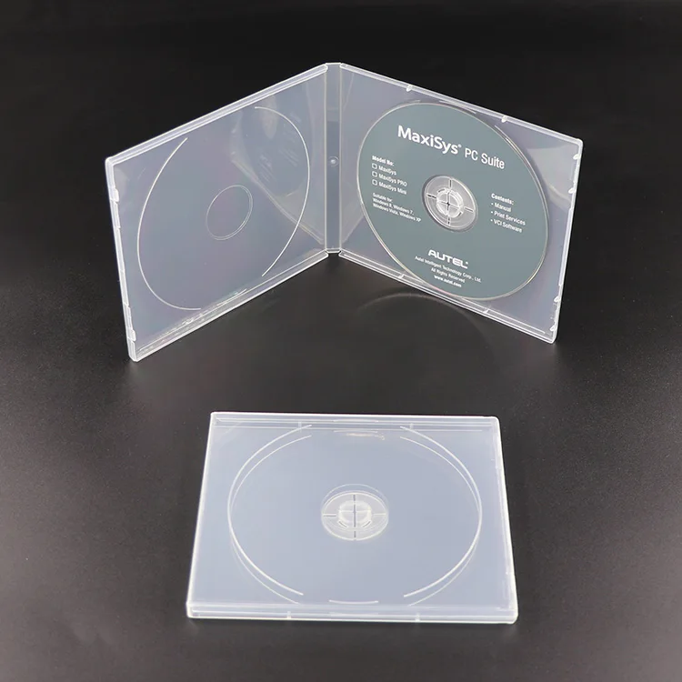 
Multi Clear Packaging Storage Lenticular External VCD CD Boxes Plastic Movie Music MP3 Player Blu Blank Disc DVD Storage Case 
