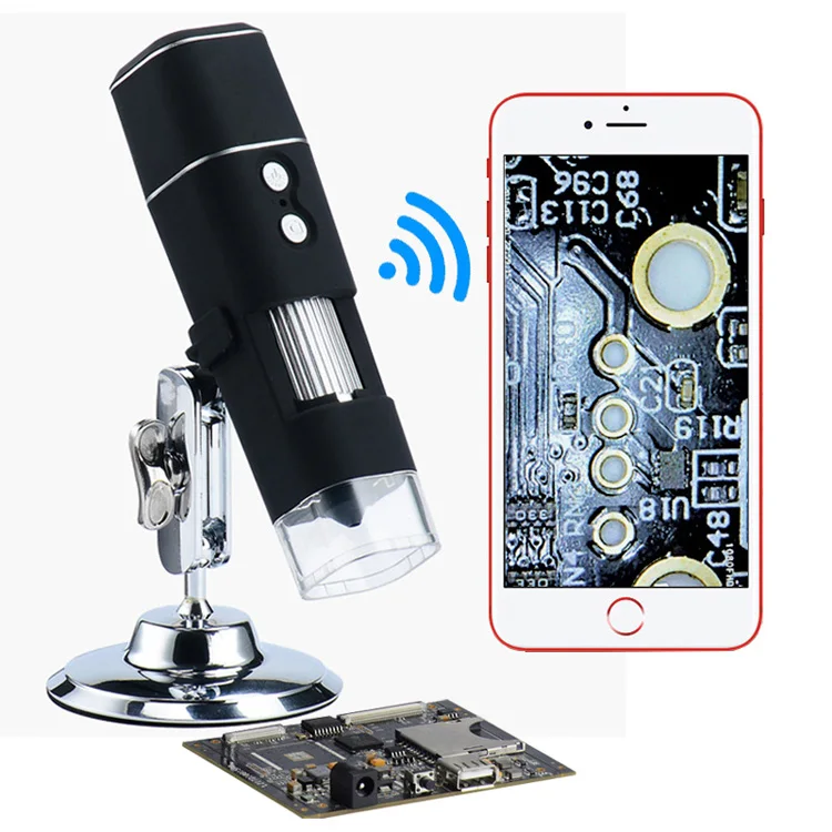 50x-1000x  Digital Wifi Microscope Portable Handheld Wireless Microscope Children Magnifying Glass