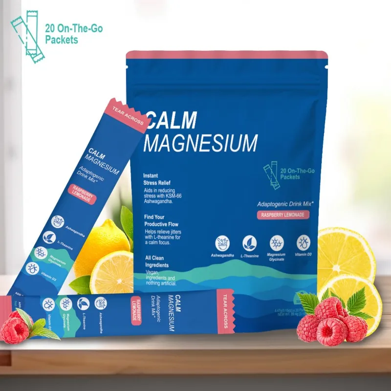 OEM Private Label Calm Drink Magnesium Electrolyte Drink Mix Powder For Stress Relief