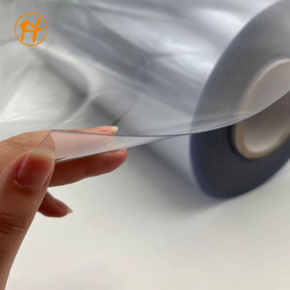 clear transparent rigid PVC plastic sheet for thermoforming,box windows and vaccum forming