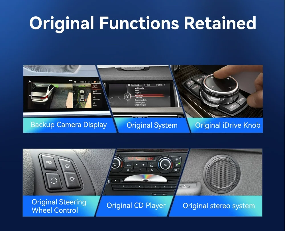 12.3 Inch Android Car Stereo Wireless Carplay Adapter Touch Screen for BMW 2 Series 2018 Android Car Stereo Touch Screen